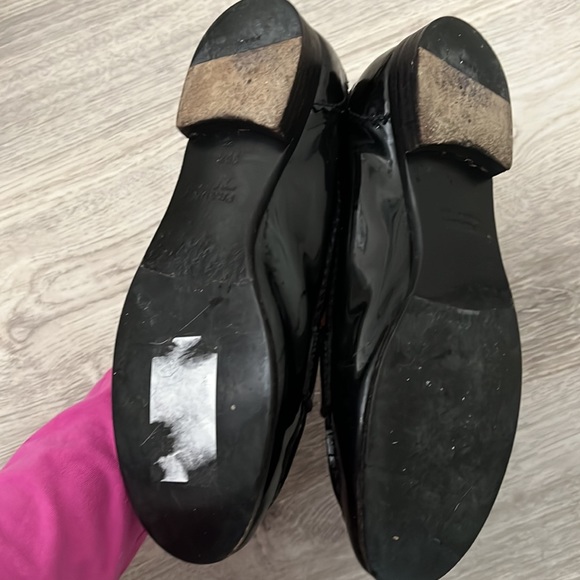 Black Glossy Prada Loafers 36.5 (6 1/2) - Picture 5 of 6